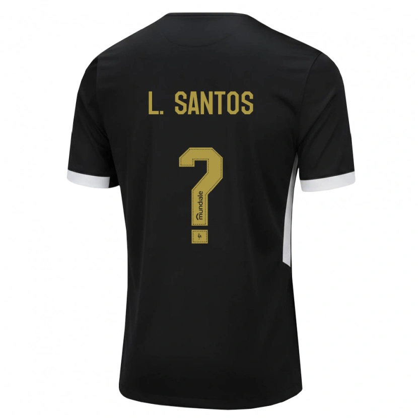 Danxen Damen Leo Santos #0 Schwarz Weiß Gelb Heimtrikot Trikot 2026/27 T-Shirt
