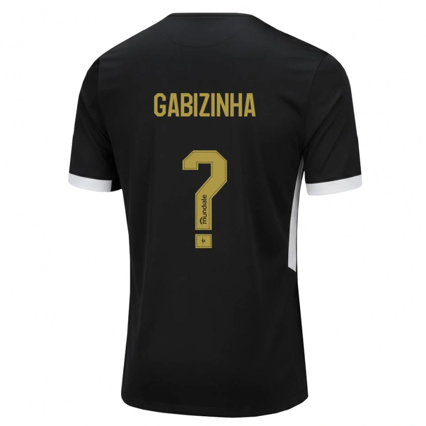 Danxen Damen Gabizinha #0 Schwarz Weiß Gelb Heimtrikot Trikot 2026/27 T-Shirt