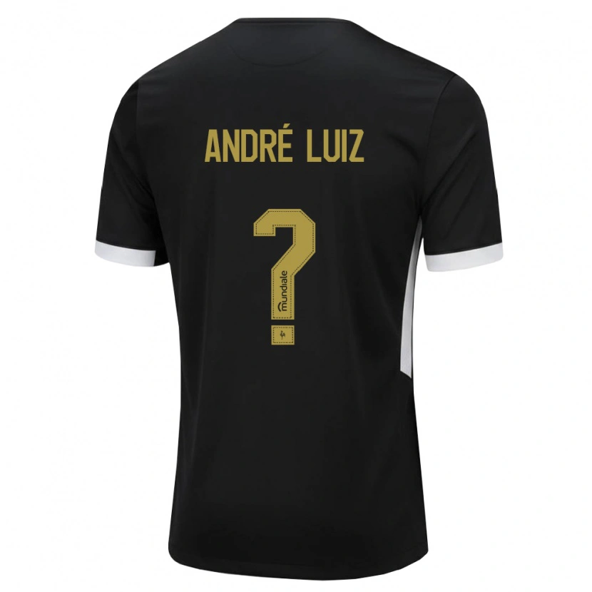 Danxen Damen André Luiz #0 Schwarz Weiß Gelb Heimtrikot Trikot 2026/27 T-Shirt