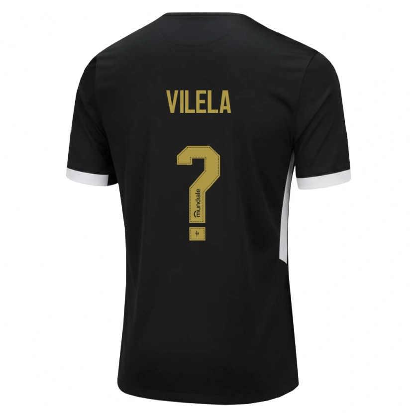 Danxen Damen João Vilela #0 Schwarz Weiß Gelb Heimtrikot Trikot 2026/27 T-Shirt