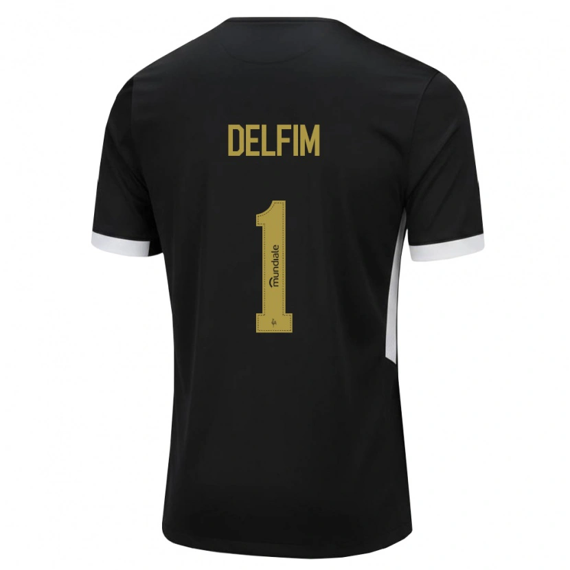 Danxen Damen Gabriel Delfim #1 Schwarz Weiß Gelb Heimtrikot Trikot 2026/27 T-Shirt