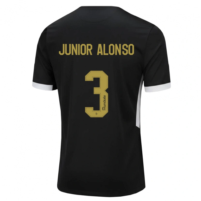 Danxen Damen Junior Alonso #3 Schwarz Weiß Gelb Heimtrikot Trikot 2026/27 T-Shirt