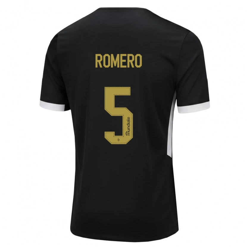 Danxen Damen Mateus Romero #5 Schwarz Weiß Gelb Heimtrikot Trikot 2026/27 T-Shirt