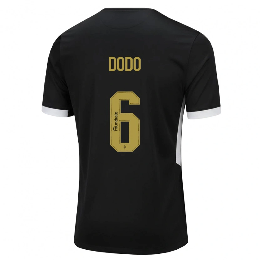 Danxen Damen Dodo #6 Schwarz Weiß Gelb Heimtrikot Trikot 2026/27 T-Shirt