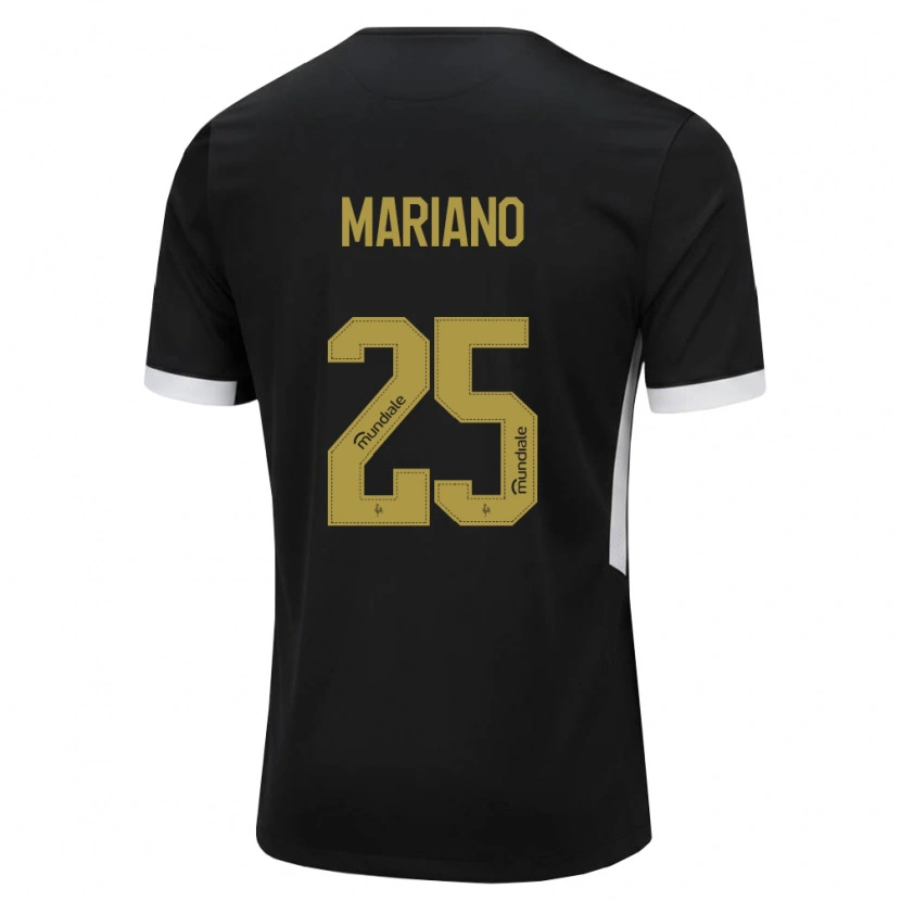 Danxen Damen Mariano #25 Schwarz Weiß Gelb Heimtrikot Trikot 2026/27 T-Shirt