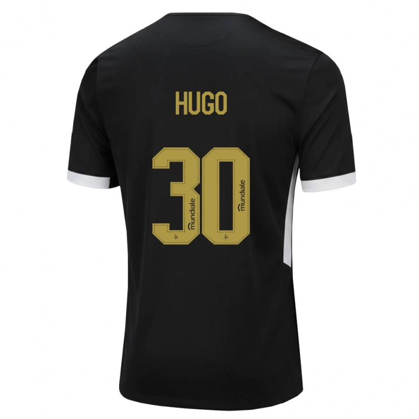 Danxen Damen Victor Hugo #30 Schwarz Weiß Gelb Heimtrikot Trikot 2026/27 T-Shirt