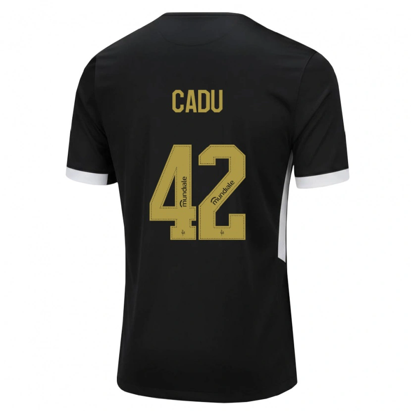 Danxen Damen Cadu #42 Schwarz Weiß Gelb Heimtrikot Trikot 2026/27 T-Shirt