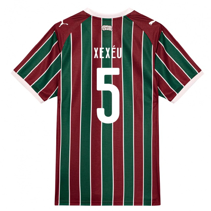 Danxen Damen Xexéu #5 Grün Burgund Weiß Heimtrikot Trikot 2026/27 T-Shirt