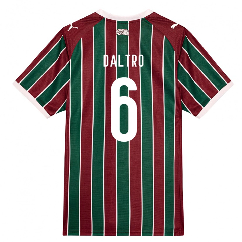 Danxen Damen Erick Daltro #6 Grün Burgund Weiß Heimtrikot Trikot 2026/27 T-Shirt