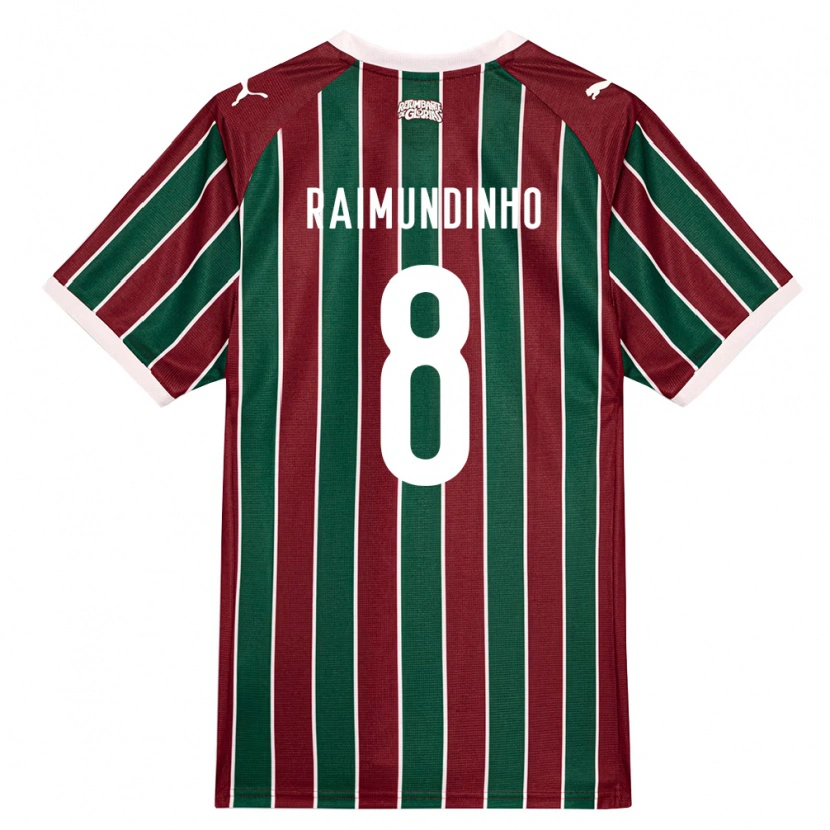 Danxen Damen Raimundinho #8 Grün Burgund Weiß Heimtrikot Trikot 2026/27 T-Shirt