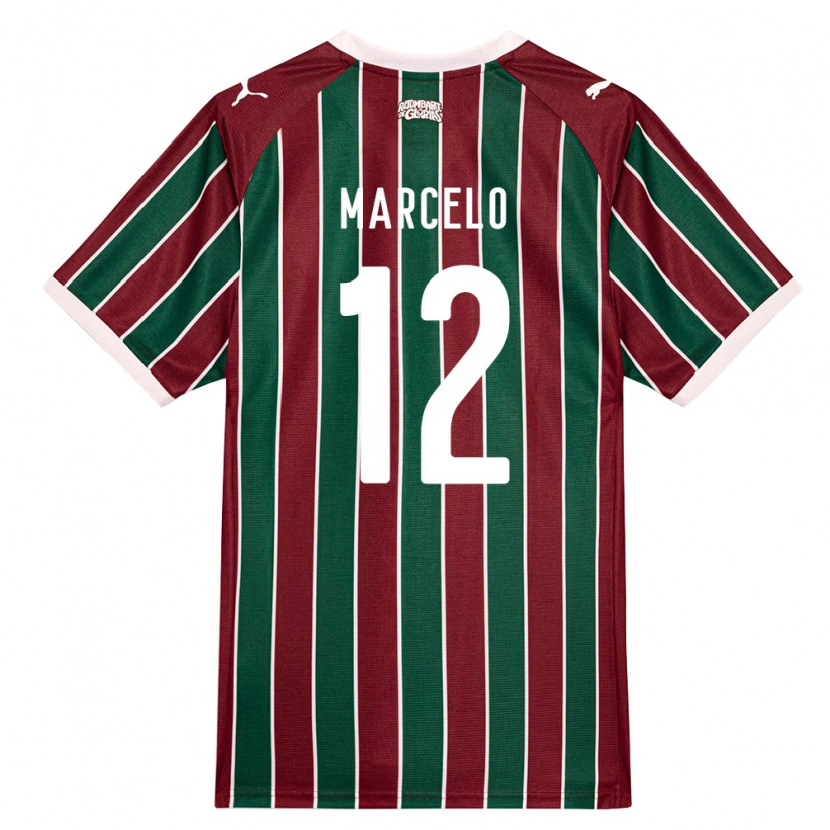 Danxen Damen Marcelo #12 Grün Burgund Weiß Heimtrikot Trikot 2026/27 T-Shirt