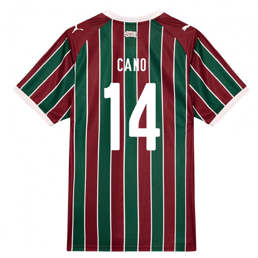 Danxen Damen Germán Cano #14 Grün Burgund Weiß Heimtrikot Trikot 2026/27 T-Shirt