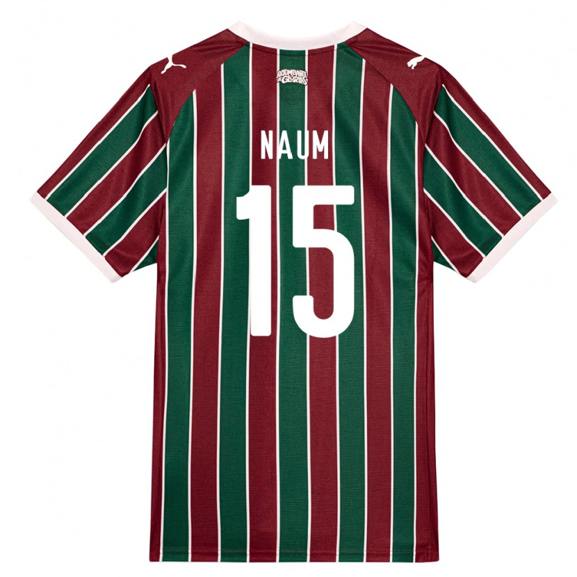 Danxen Damen Jonas Naum #15 Grün Burgund Weiß Heimtrikot Trikot 2026/27 T-Shirt
