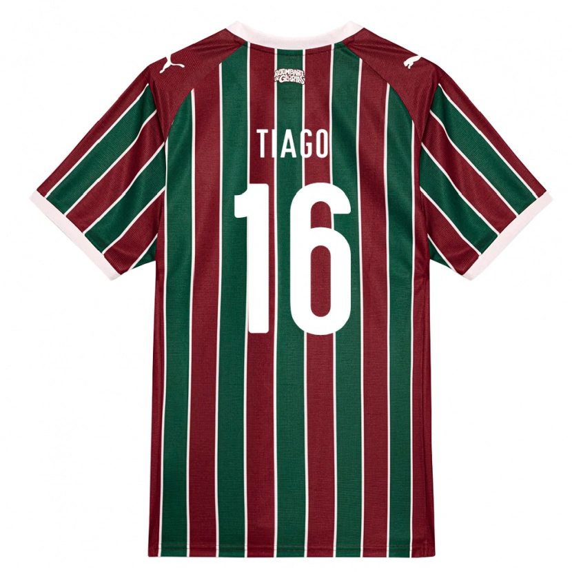 Danxen Damen Tiago Lucas Costa #16 Grün Burgund Weiß Heimtrikot Trikot 2026/27 T-Shirt