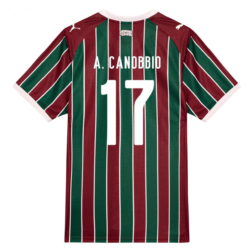Danxen Damen Agustín Canobbio #17 Grün Burgund Weiß Heimtrikot Trikot 2026/27 T-Shirt