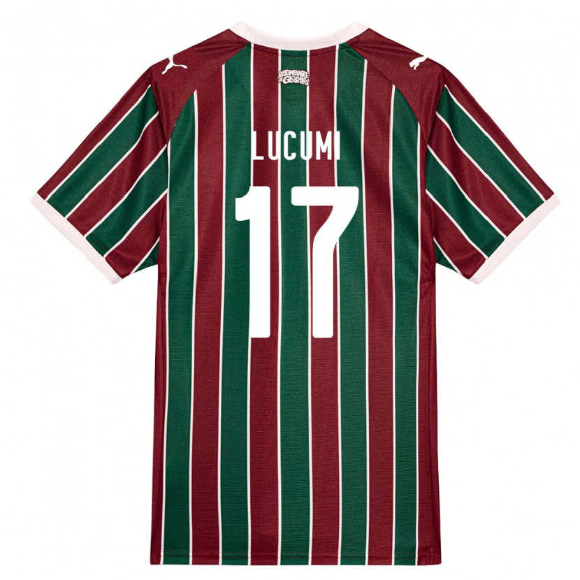 Danxen Damen Jan Lucumi #17 Grün Burgund Weiß Heimtrikot Trikot 2026/27 T-Shirt