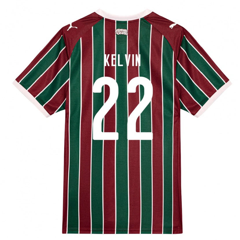 Danxen Damen Kelvin Moreira Sandim #22 Grün Burgund Weiß Heimtrikot Trikot 2026/27 T-Shirt