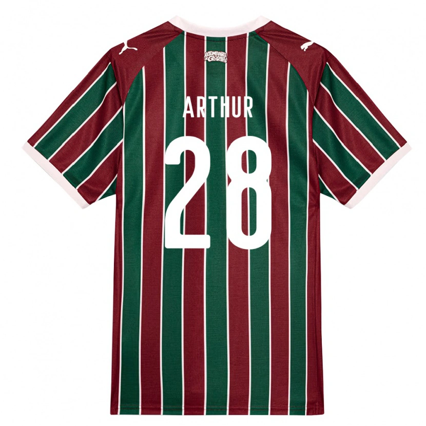 Danxen Damen Arthur #28 Grün Burgund Weiß Heimtrikot Trikot 2026/27 T-Shirt