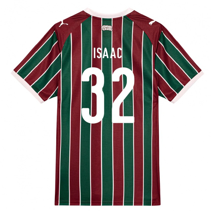 Danxen Damen Isaac #32 Grün Burgund Weiß Heimtrikot Trikot 2026/27 T-Shirt