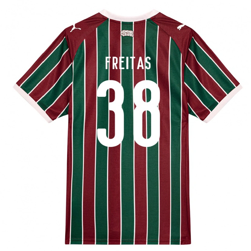 Danxen Damen Freitas #38 Grün Burgund Weiß Heimtrikot Trikot 2026/27 T-Shirt