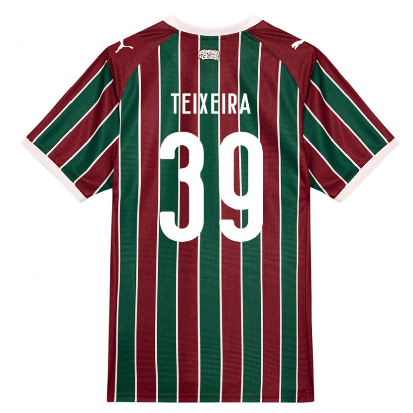 Danxen Damen Gabriel Teixeira #39 Grün Burgund Weiß Heimtrikot Trikot 2026/27 T-Shirt
