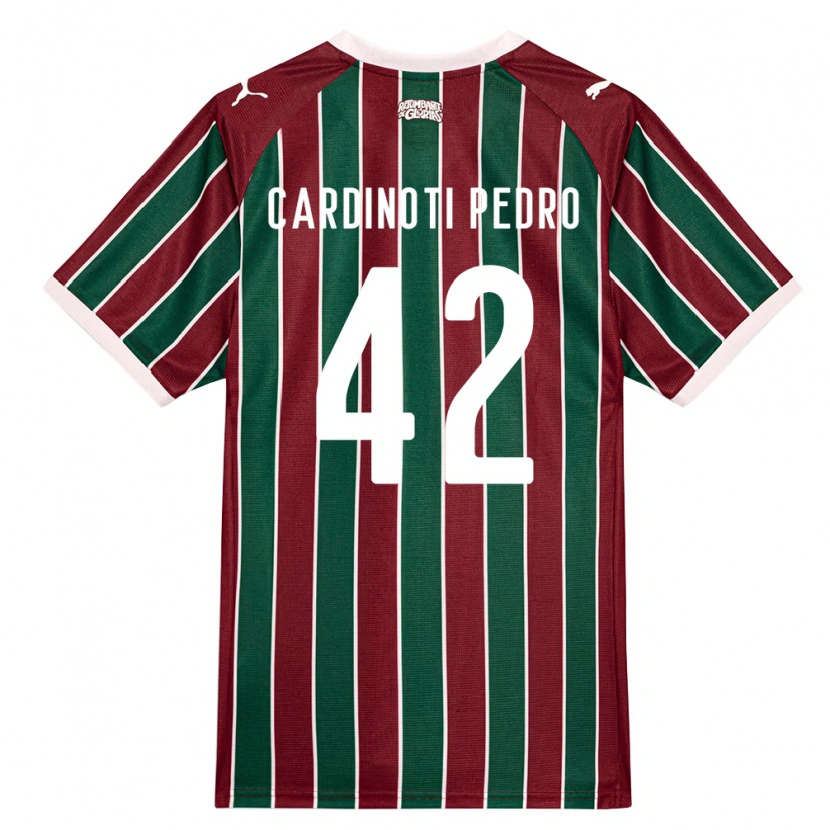 Danxen Damen Jhonny Cardinoti Pedro #42 Grün Burgund Weiß Heimtrikot Trikot 2026/27 T-Shirt