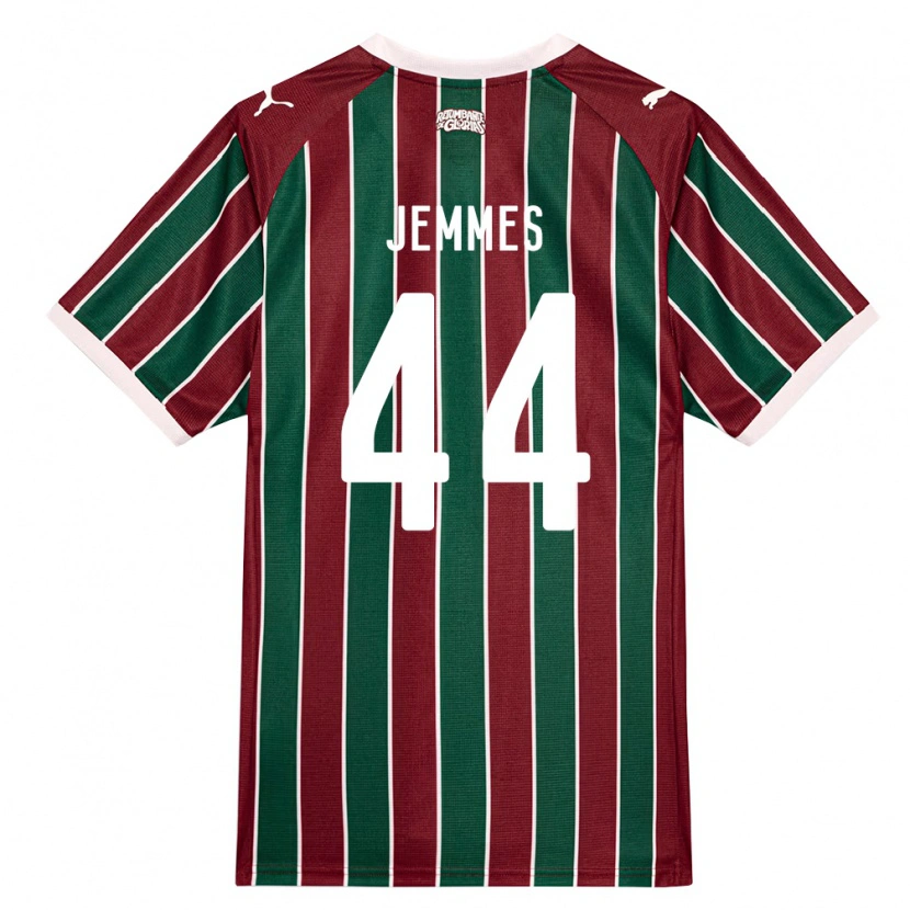 Danxen Damen Jemmes Bruno Ribeiro Da Silva #44 Grün Burgund Weiß Heimtrikot Trikot 2026/27 T-Shirt