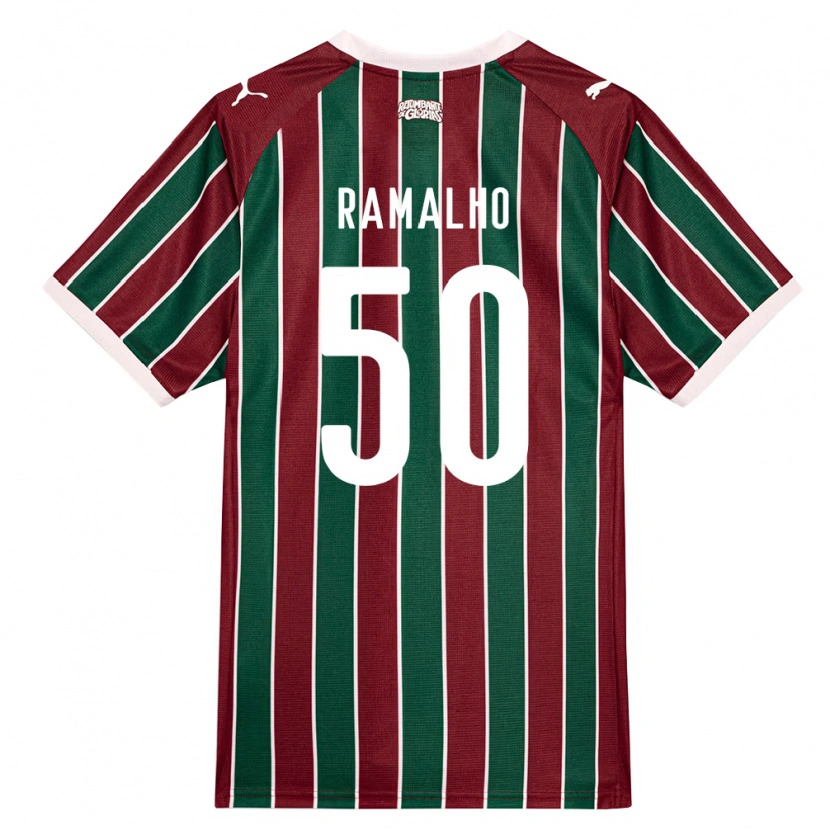 Danxen Damen Gustavo Ramalho #50 Grün Burgund Weiß Heimtrikot Trikot 2026/27 T-Shirt