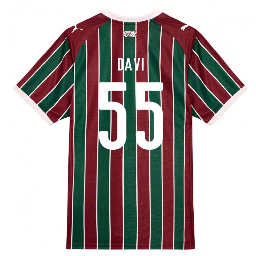 Danxen Damen Wallace Davi #55 Grün Burgund Weiß Heimtrikot Trikot 2026/27 T-Shirt