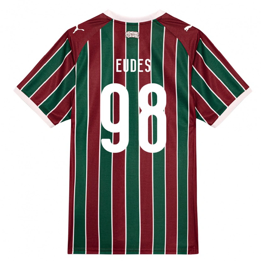 Danxen Damen Vitor Eudes #98 Grün Burgund Weiß Heimtrikot Trikot 2026/27 T-Shirt