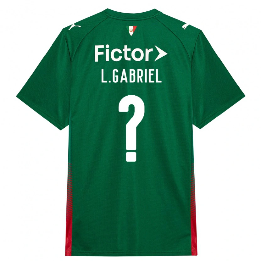 Danxen Damen Lucas Gabriel #0 Grün Rot Weiß Heimtrikot Trikot 2026/27 T-Shirt