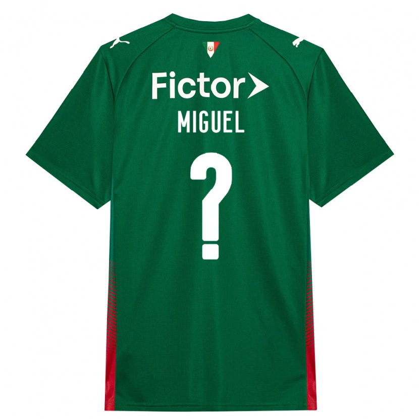Danxen Damen Carlos Miguel #0 Grün Rot Weiß Heimtrikot Trikot 2026/27 T-Shirt
