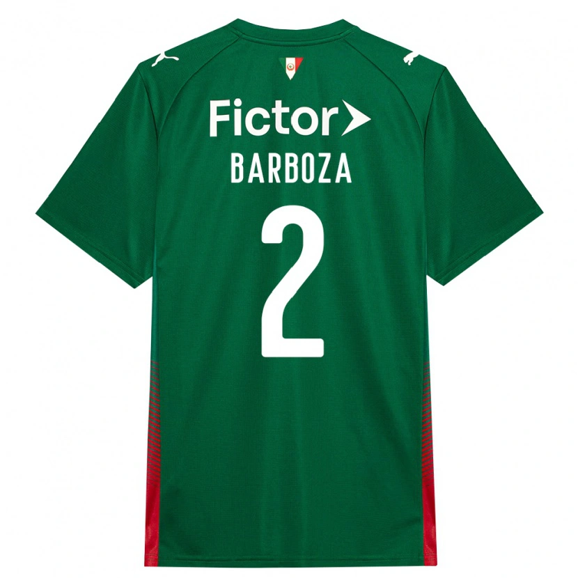 Danxen Damen Alexander Barboza #2 Grün Rot Weiß Heimtrikot Trikot 2026/27 T-Shirt
