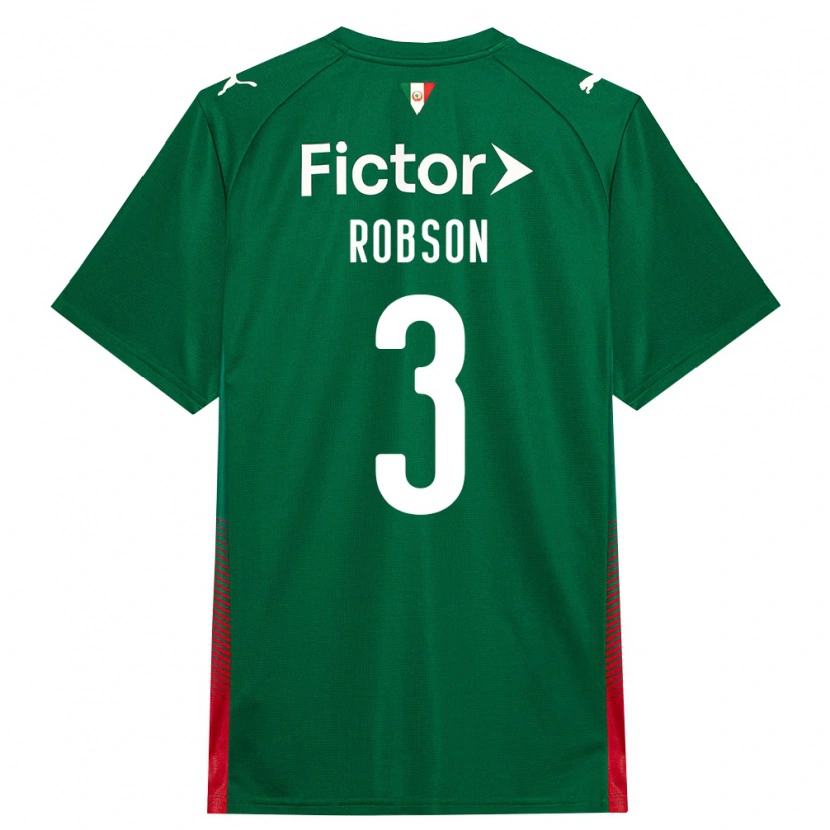 Danxen Damen Robson Fernandes Dos Santos #3 Grün Rot Weiß Heimtrikot Trikot 2026/27 T-Shirt