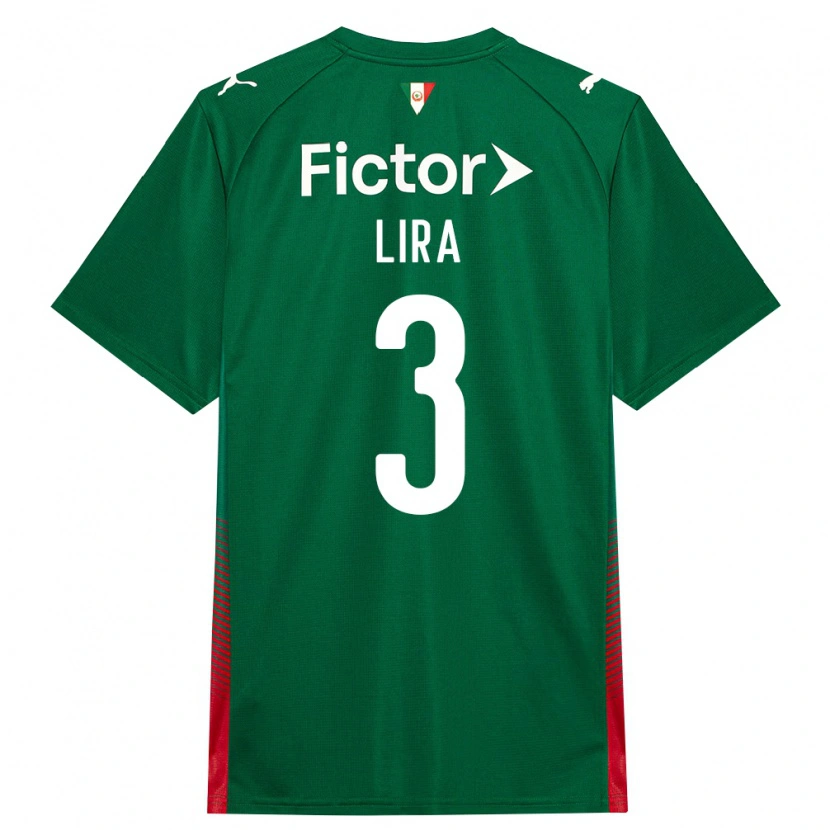 Danxen Damen Guilherme Lira #3 Grün Rot Weiß Heimtrikot Trikot 2026/27 T-Shirt
