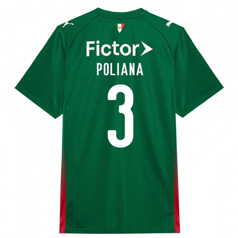Danxen Damen Poliana #3 Grün Rot Weiß Heimtrikot Trikot 2026/27 T-Shirt