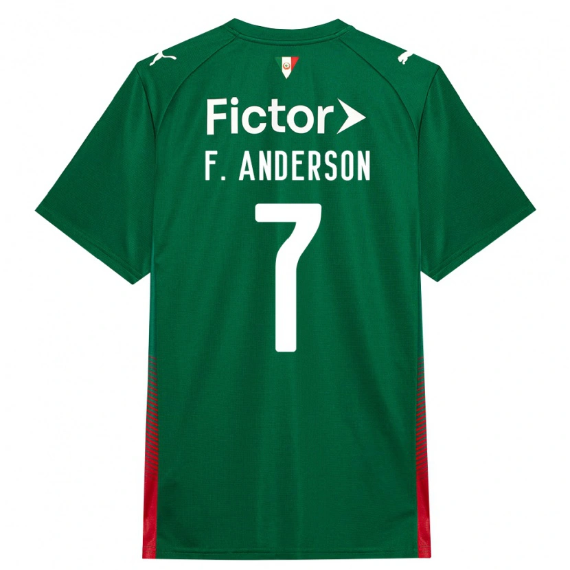 Danxen Damen Felipe Anderson #7 Grün Rot Weiß Heimtrikot Trikot 2026/27 T-Shirt