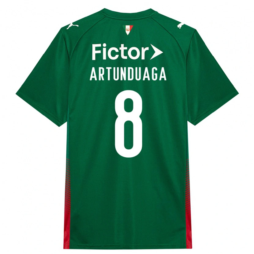 Danxen Damen Grover Artunduaga #8 Grün Rot Weiß Heimtrikot Trikot 2026/27 T-Shirt