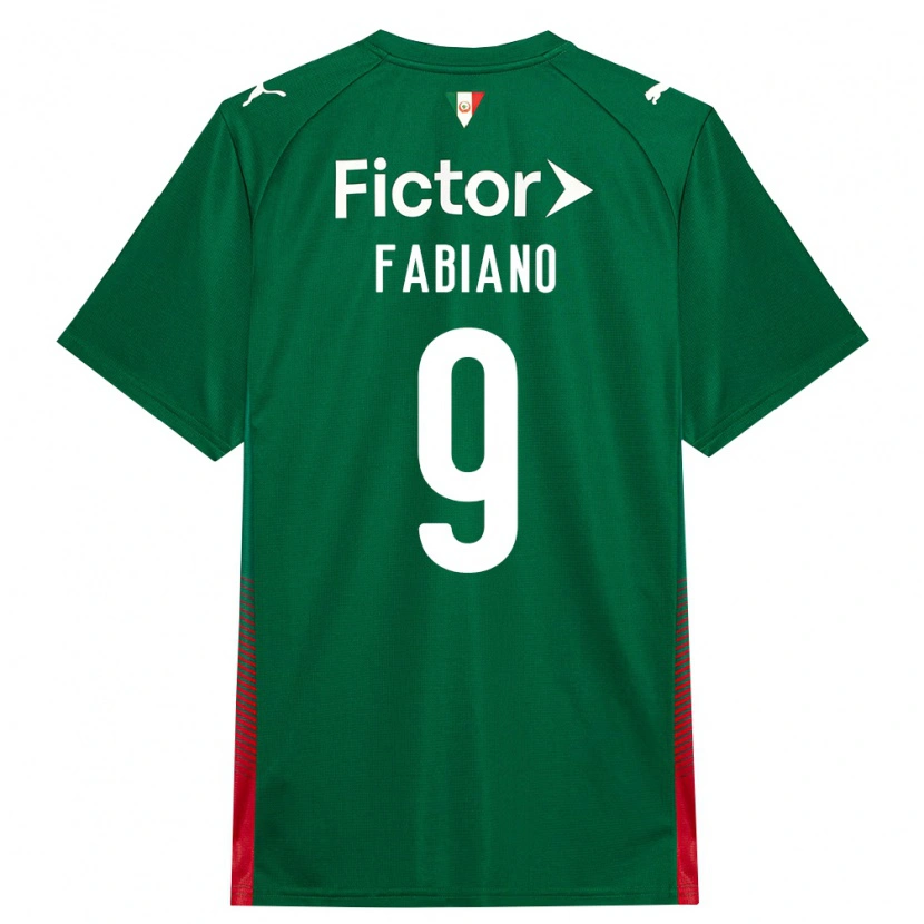 Danxen Damen Fabiano Rodrigues Pereira #9 Grün Rot Weiß Heimtrikot Trikot 2026/27 T-Shirt
