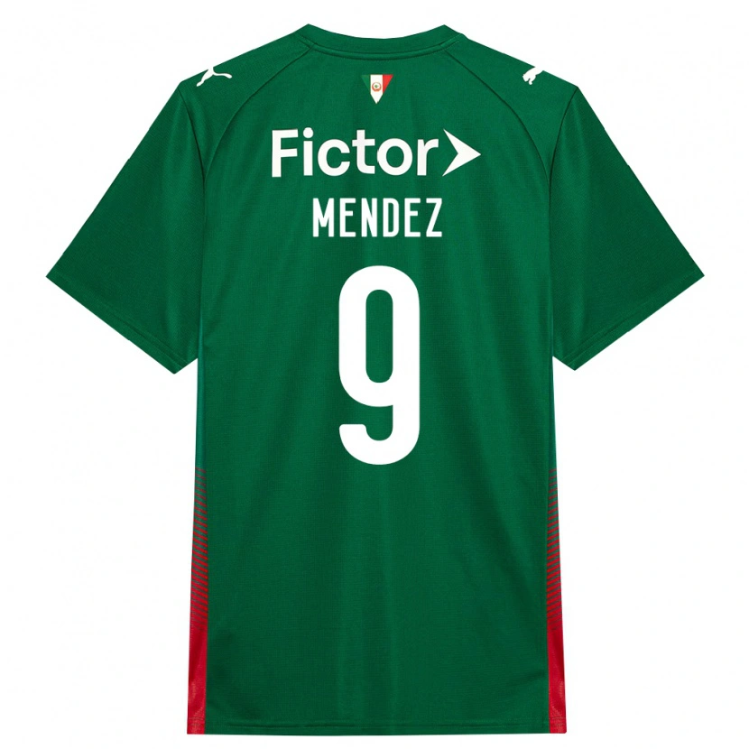 Danxen Damen Cesar Mendez #9 Grün Rot Weiß Heimtrikot Trikot 2026/27 T-Shirt