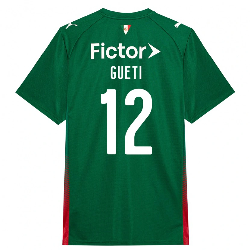 Danxen Damen Rodrigo Gueti #12 Grün Rot Weiß Heimtrikot Trikot 2026/27 T-Shirt