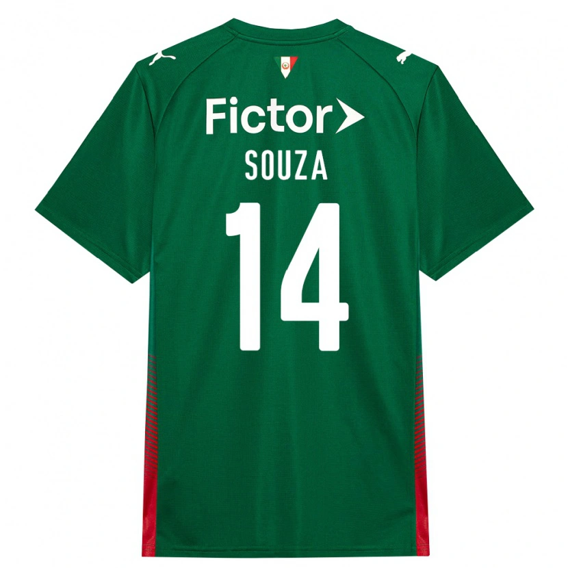 Danxen Damen Luiz Fernando #14 Grün Rot Weiß Heimtrikot Trikot 2026/27 T-Shirt