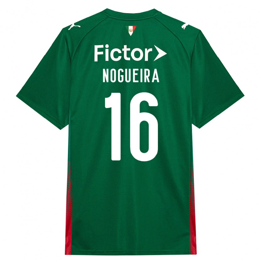 Danxen Damen Guilherme Nogueira #16 Grün Rot Weiß Heimtrikot Trikot 2026/27 T-Shirt