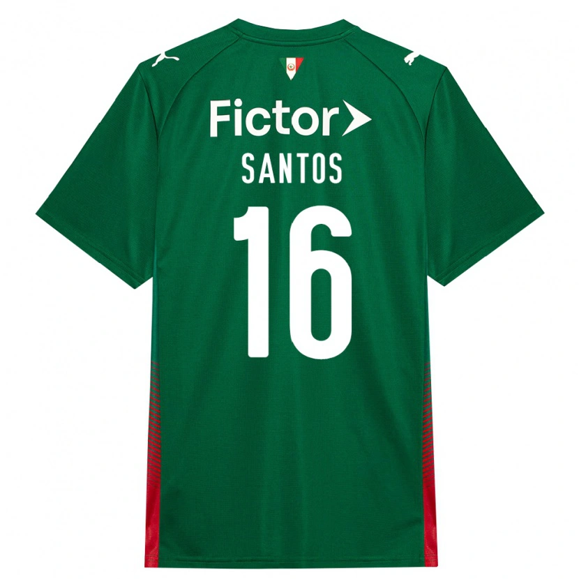 Danxen Damen Gaby Santos #16 Grün Rot Weiß Heimtrikot Trikot 2026/27 T-Shirt
