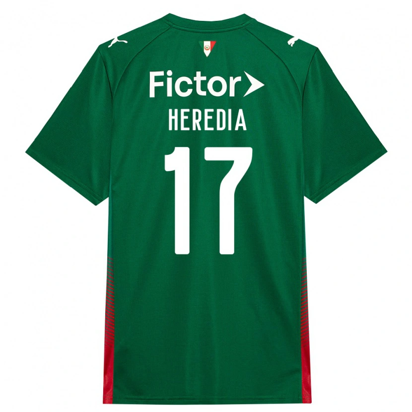Danxen Damen Jesus Heredia #17 Grün Rot Weiß Heimtrikot Trikot 2026/27 T-Shirt
