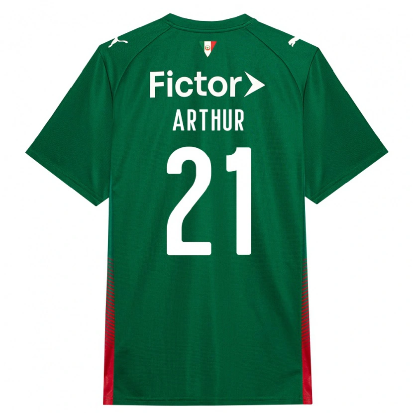 Danxen Damen Luis Arthur #21 Grün Rot Weiß Heimtrikot Trikot 2026/27 T-Shirt