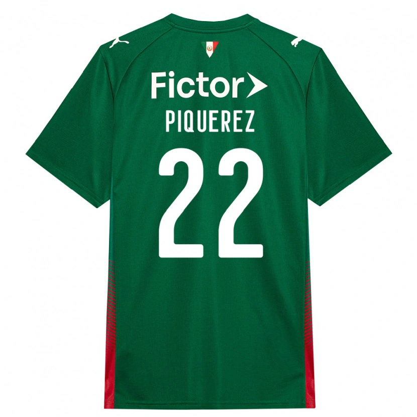 Danxen Damen Joaquín Piquerez #22 Grün Rot Weiß Heimtrikot Trikot 2026/27 T-Shirt