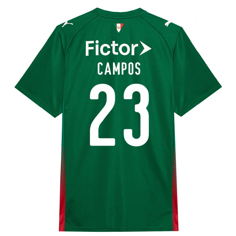 Danxen Damen Victor Campos #23 Grün Rot Weiß Heimtrikot Trikot 2026/27 T-Shirt