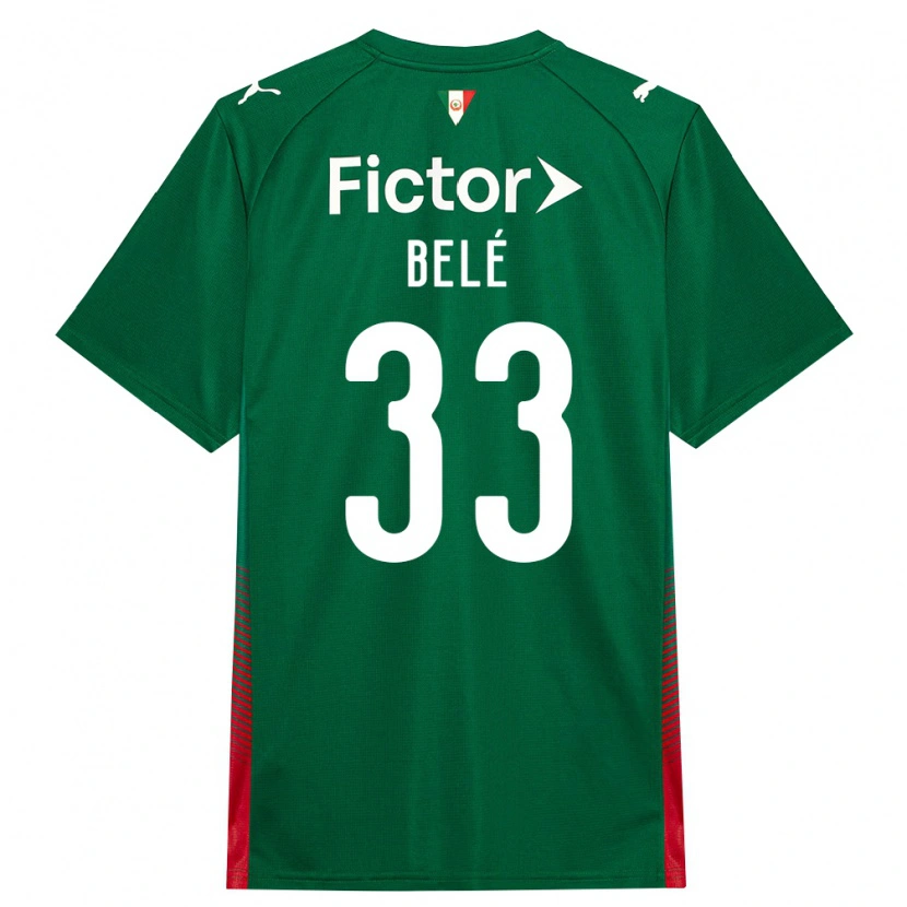 Danxen Damen Erick Belé #33 Grün Rot Weiß Heimtrikot Trikot 2026/27 T-Shirt