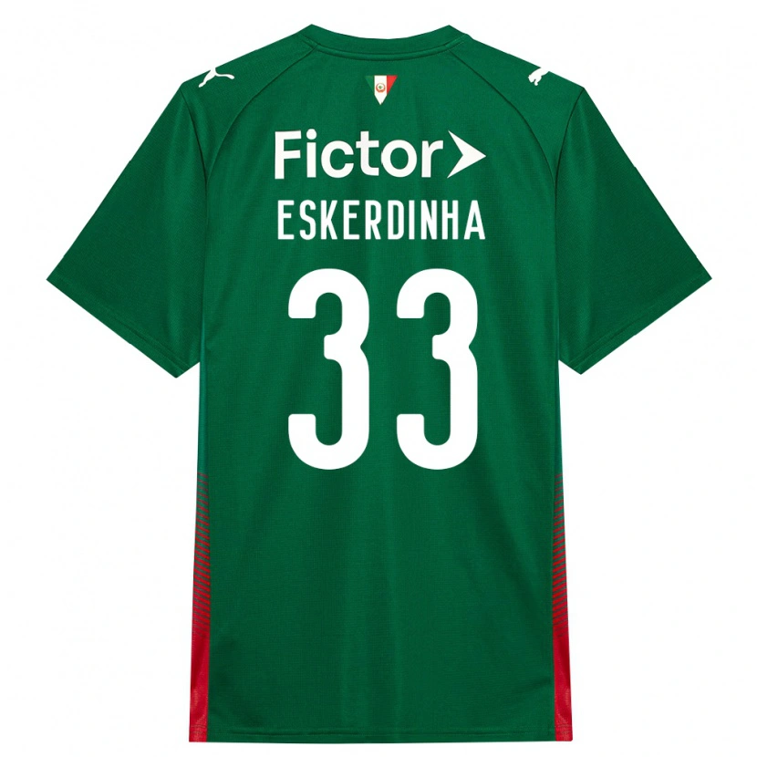 Danxen Damen Eskerdinha #33 Grün Rot Weiß Heimtrikot Trikot 2026/27 T-Shirt